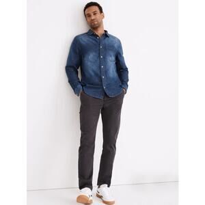 Athletic Slim Chino Pants: COOLMAX Edition Black Coat Charcoal Size 29 X 30